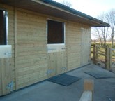 Stable 12x36 with tack room